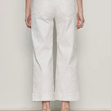 The Marine Crop Pant - Chalk - Elle Maxine