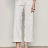 The Marine Crop Pant - Chalk - Elle Maxine