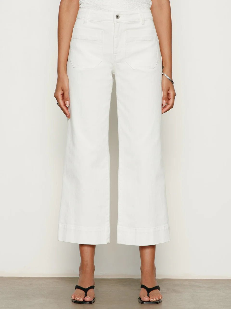 The Marine Pant - Bleached White - Elle Maxine