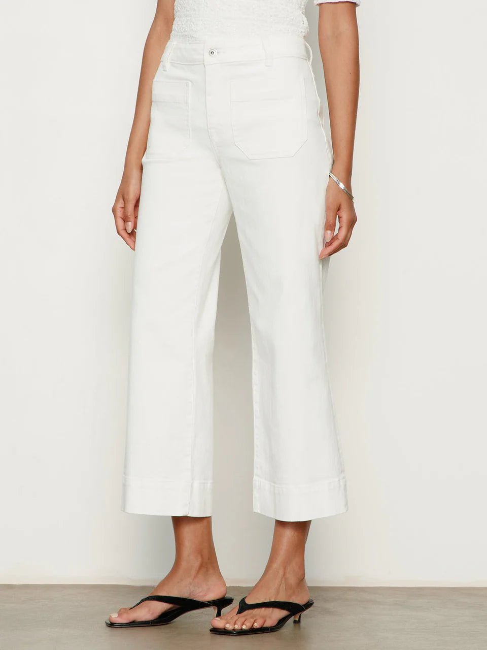 The Marine Pant - Bleached White - Elle Maxine