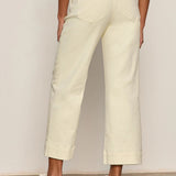 The Marine Pant - Washed Lemon - Elle Maxine