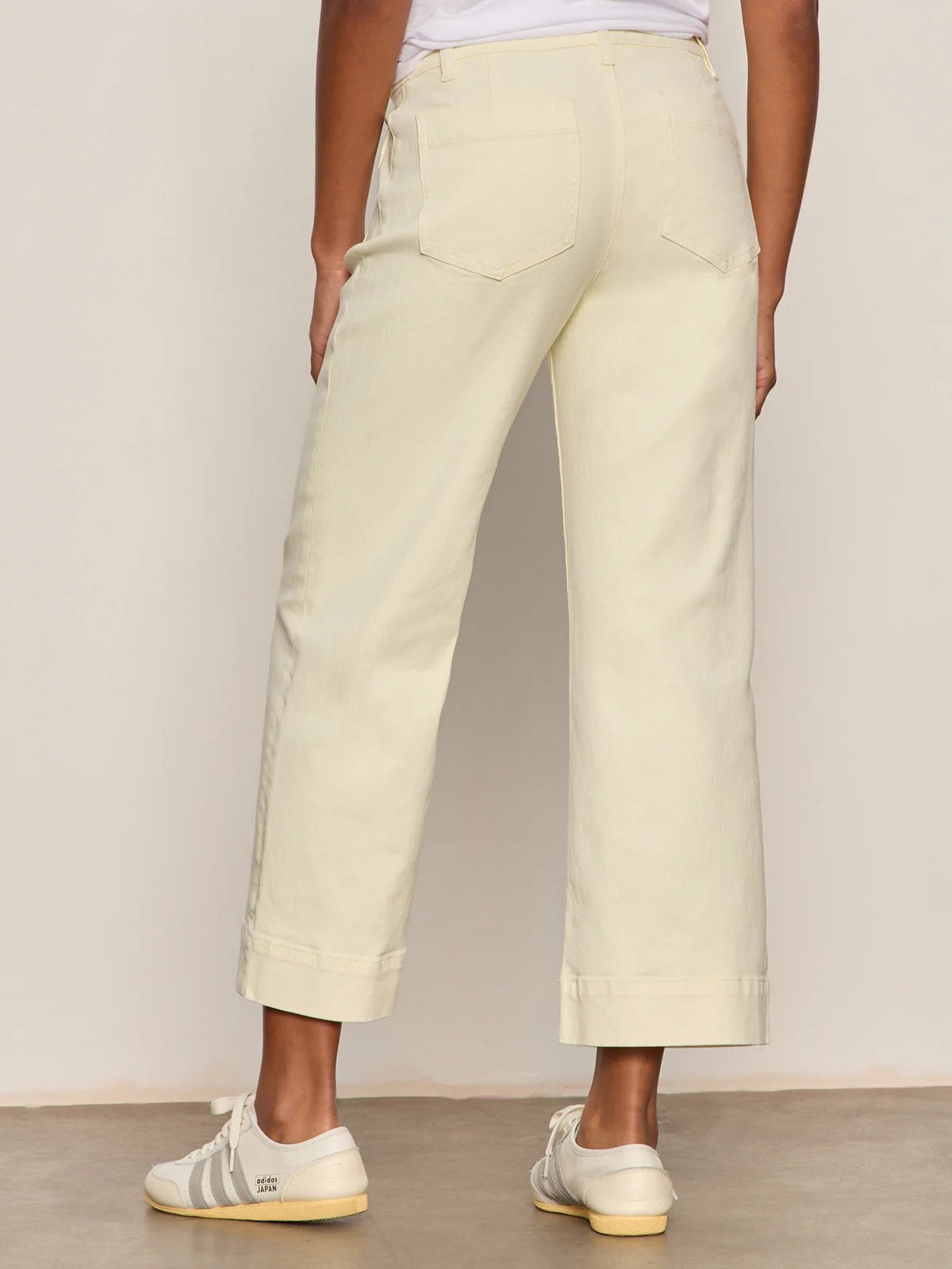 The Marine Pant - Washed Lemon - Elle Maxine