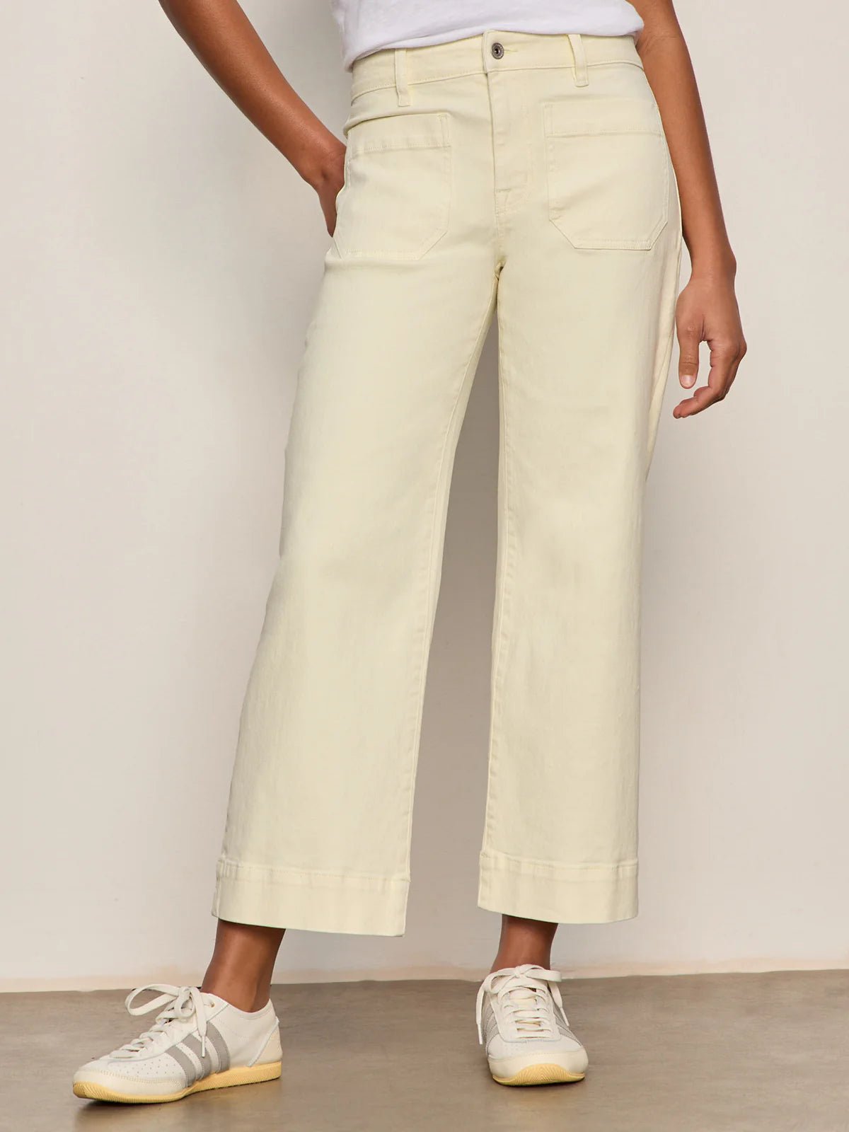 The Marine Pant - Washed Lemon - Elle Maxine