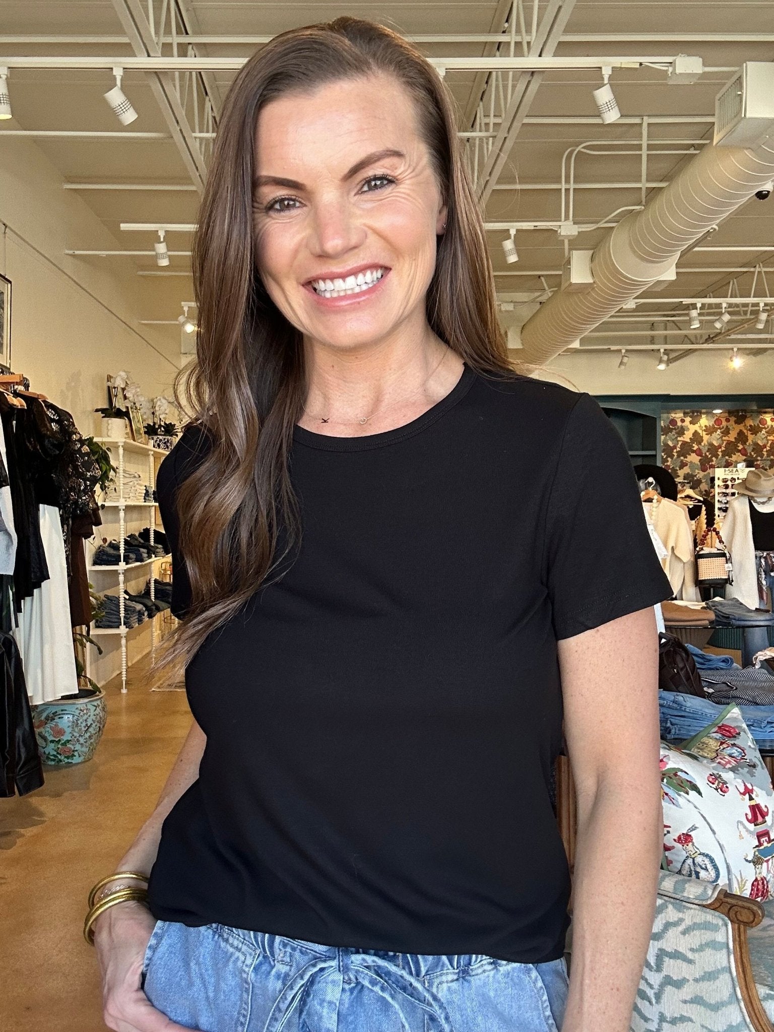 The Perfect Tee - Black - Elle Maxine