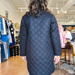 Theodore Quilted Jacket - Black - Elle Maxine