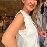 Tomato Graphic Muscle Tee - Elle Maxine
