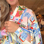 Topaze Blouse - Bord De Leau - Elle Maxine