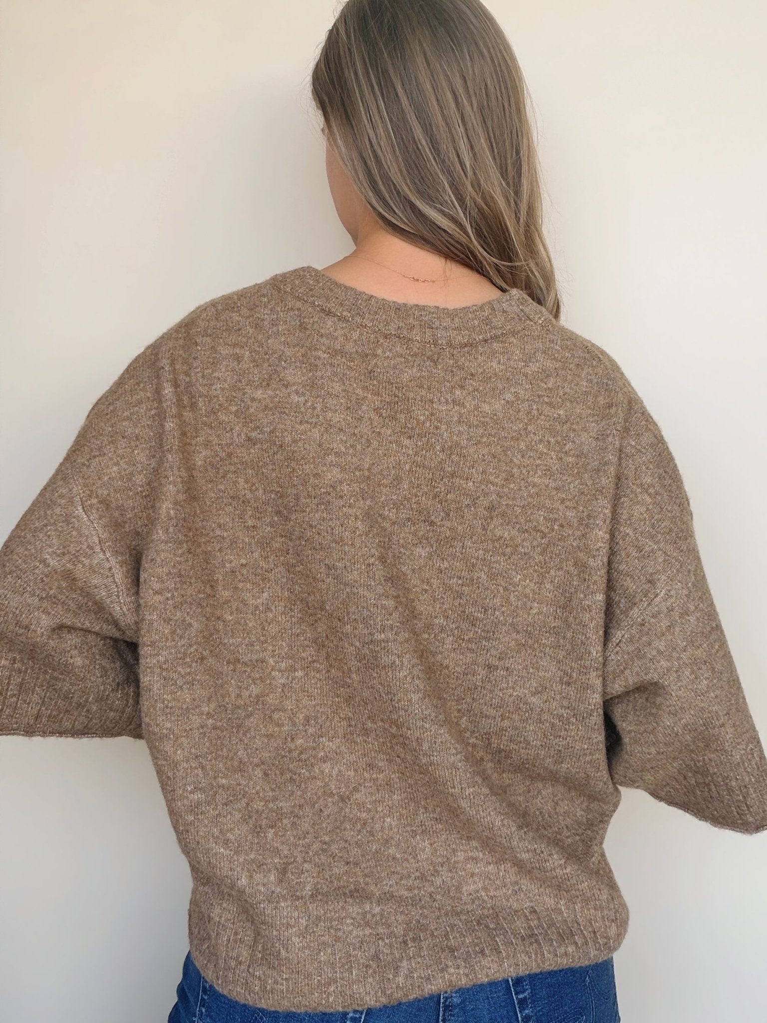 Tori Slouchy Knit Sweater - Elle Maxine