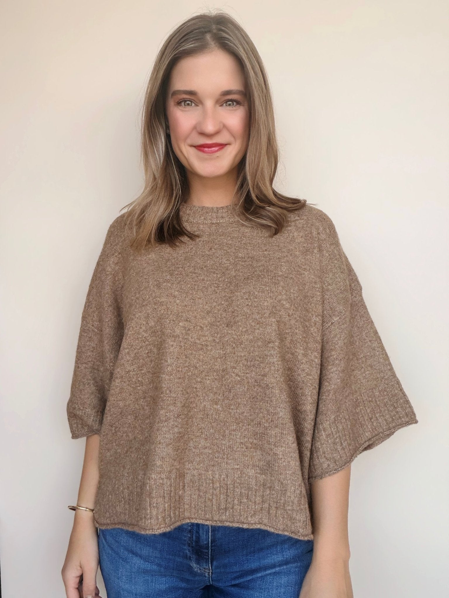 Tori Slouchy Knit Sweater - Elle Maxine