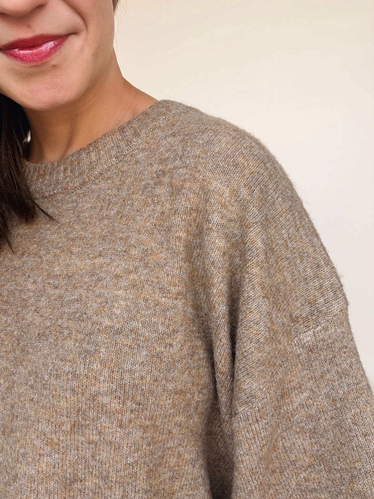 Tori Slouchy Knit Sweater - Elle Maxine