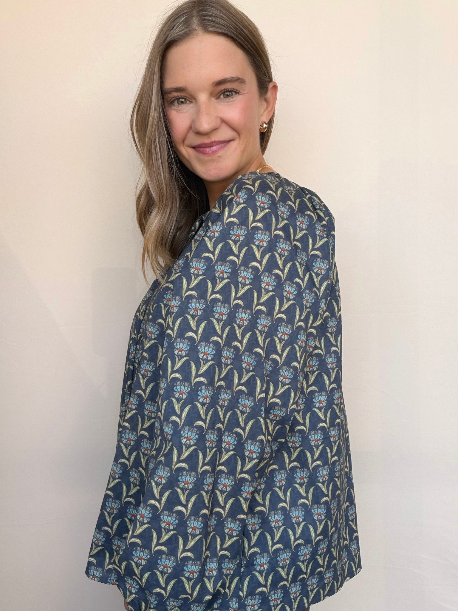 Twilight Bloom Blouse - Elle Maxine