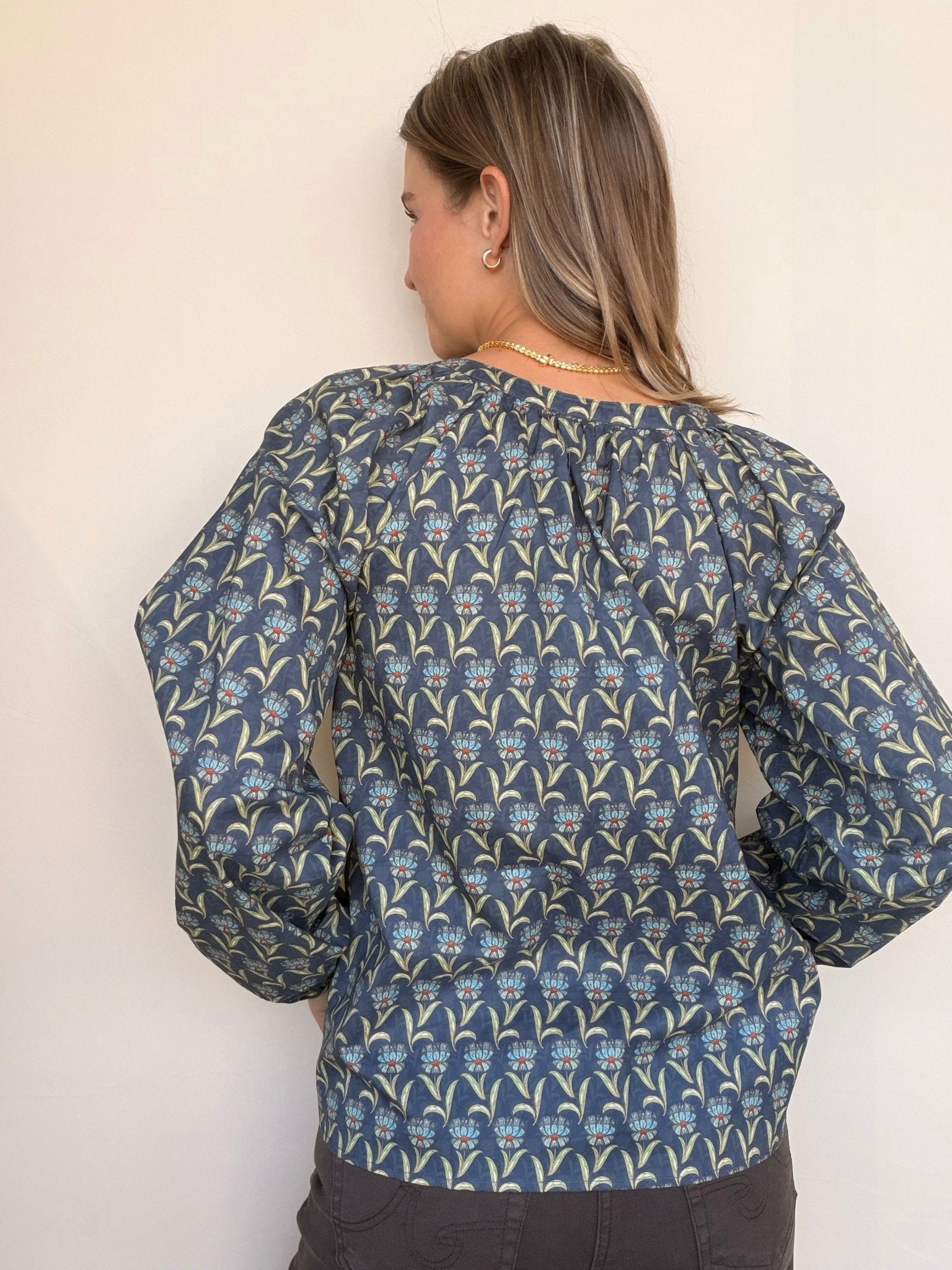 Twilight Bloom Blouse - Elle Maxine