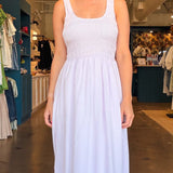 Tyler Smocked Midi Dress - Elle Maxine