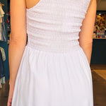 Tyler Smocked Midi Dress - Elle Maxine