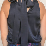 Ulla Satin Halter Top - Elle Maxine