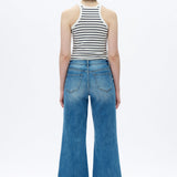 Mid Rise Wide Leg Jeans