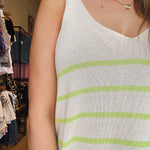 V - Neck Knitwear Tank - Elle Maxine