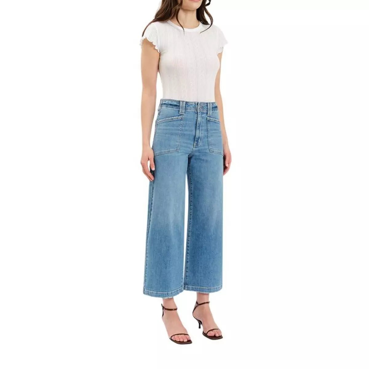 Valley Girl Wide Leg Jeans - Elle Maxine