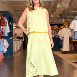 Verbena Scalloped Skirt Set - Elle Maxine