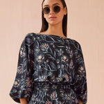 Verde Blouse - Sofi Midnight - Elle Maxine