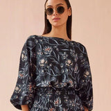 Verde Blouse - Sofi Midnight - Elle Maxine