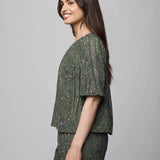 Versailles Floral Blouse - Elle Maxine