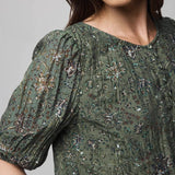 Versailles Floral Blouse - Elle Maxine