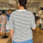 Vintage Tee - Brookline Stripe - Elle Maxine