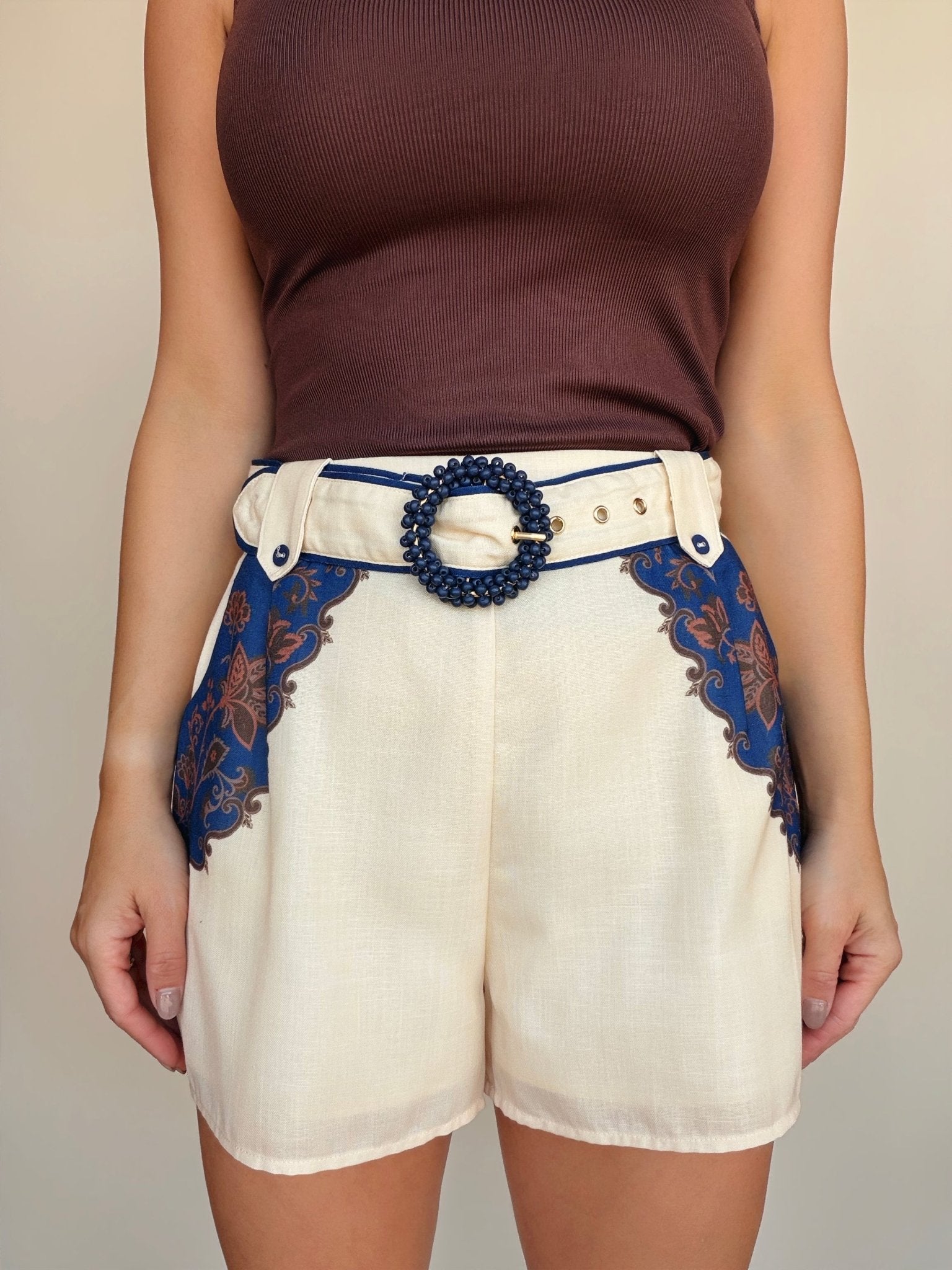 Viola Belted Shorts - Elle Maxine