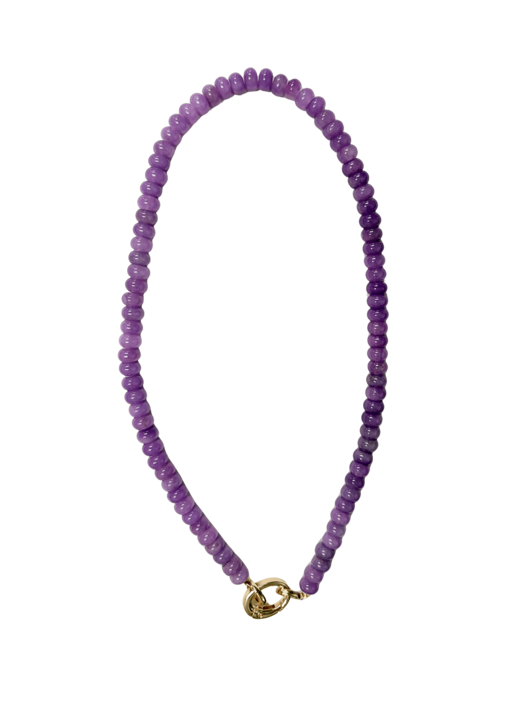 Violet Beaded Layering Necklace - Elle Maxine