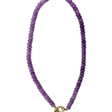 Violet Beaded Layering Necklace - Elle Maxine