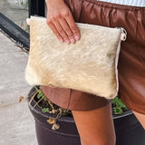 Virginia City Cowhide Clutch - Elle Maxine