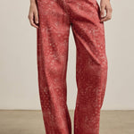 Washed Bandana Wide Leg Pants - Elle Maxine