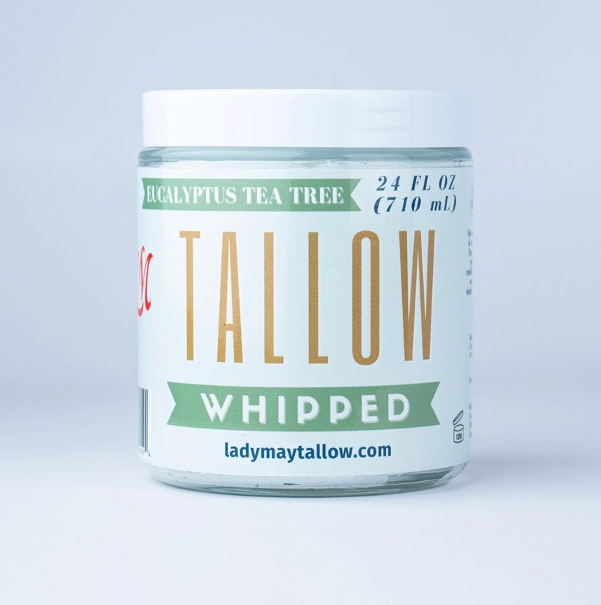 Whipped Tallow Moisturizer - Eucalyptus + Tea Tree - Elle Maxine