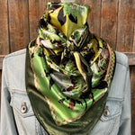 Wild Rag - Green Floral Paisley - Elle Maxine