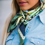Wild Rag - Green Floral Paisley - Elle Maxine