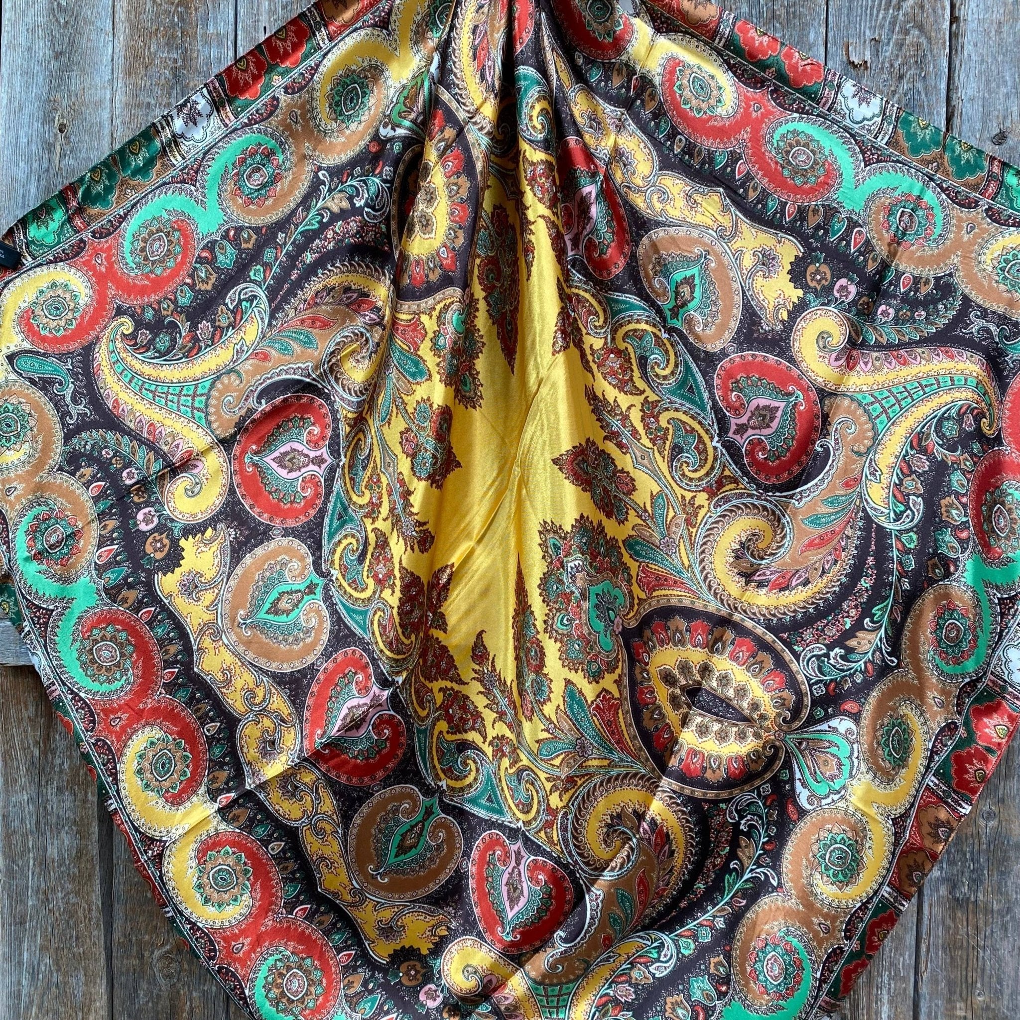 Wild Rag - Multi - Colored Paisley - Elle Maxine