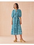 Wren Midi Dress - Pali Coast - Elle Maxine