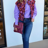 Yuna Embroidered Button Down Top - Elle Maxine