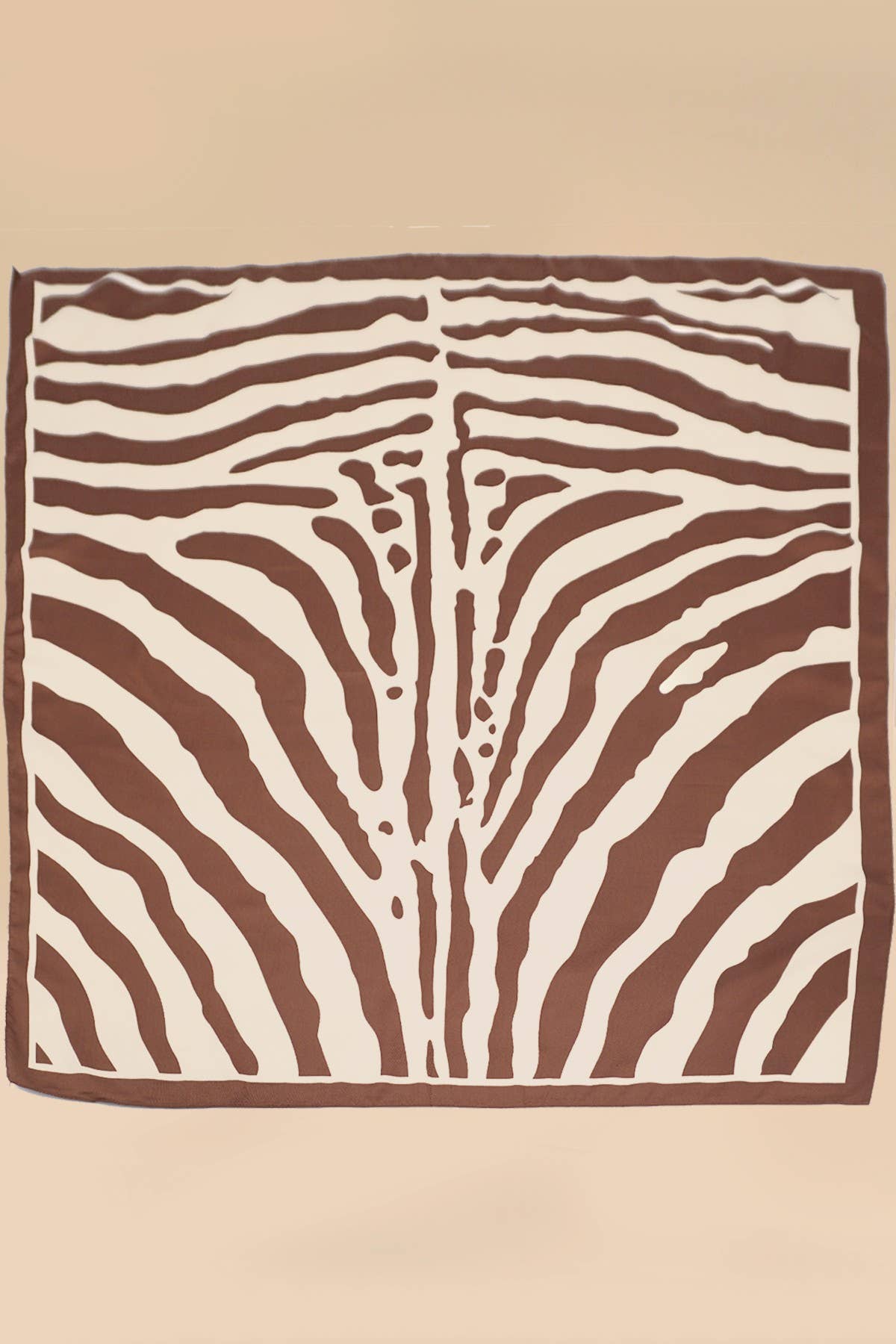 Zebra Print Bandana Scarf - Elle Maxine